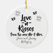 Faux Gold Glitter Ornament (Achterkant)