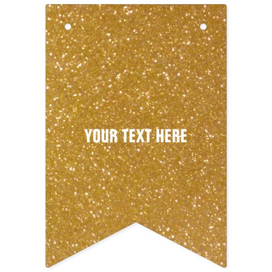 Faux Gold glitter print afbeelding banner bundelba (Eerste vlag)