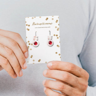 Faux Gold Glitter-Stippen Achtergrond Kaarten Visitekaartje