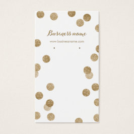 Faux Gold Glitter-Stippen Achtergrond Kaarten Visitekaartjes