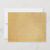 Faux Gold Glittering Fab Confetti Sparkles Stip in Kaart (Achterkant)