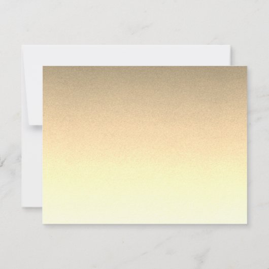 Faux Gold Glittering Fab Confetti Sparkles Stip in Kaart (Achterkant)