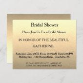 Faux Gold Glittering Fab Confetti Sparkles Stip in Kaart (Voorkant / Achterkant)