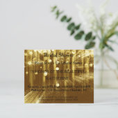 Faux Gold Glittering Fab Confetti Sparkles Stippen Kaart (Staand voorkant)