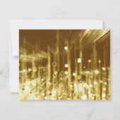 Faux Gold Glittering Fab Confetti Sparkles Stippen Kaart (Achterkant)