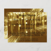Faux Gold Glittering Fab Confetti Sparkles Stippen Kaart (Voorkant / Achterkant)