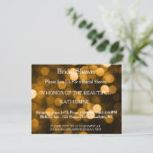 Faux Gold Glittering Fab Confetti Sparkles Stippen Kaart (Staand voorkant)