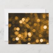 Faux Gold Glittering Fab Confetti Sparkles Stippen Kaart (Achterkant)