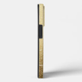 Faux Gold Glitters Name en Monogram Case-Mate iPhone Case (Achterkant / Rechts)