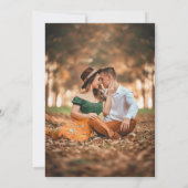 Faux Gold Handwriting We zijn Foto's Kaart (Achterkant)