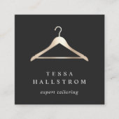 Faux Gold Hanger | Aanpassingen zeemacht Vierkante Visitekaartje (Voorkant)