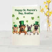 Faux Gold Holiday Friends Card Kaart (Gele Bloem)