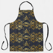 Faux gold holly Merry kerst Schort (Voorkant)