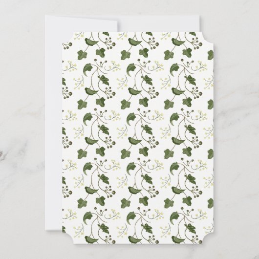 Faux Gold Ivy League Afstudeerder Foto-uitnodiging Kaart (Achterkant)