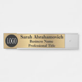 Faux Gold Kantoor Deuren Onderste Business Deurbordje (Voorkant)