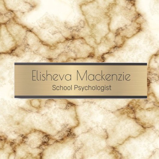 Faux Gold Kantoor Deursignes Naam Bord Deurbordje