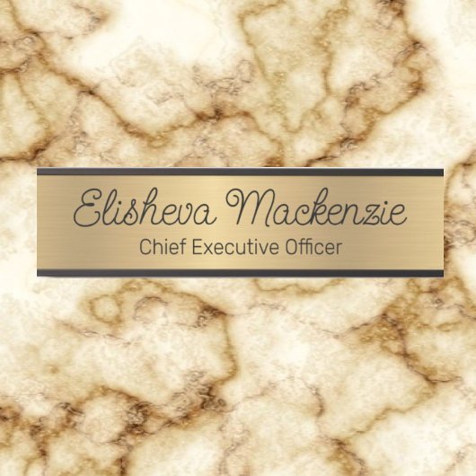 Faux Gold Kantoor Deursignes Naam Bord Deurbordje