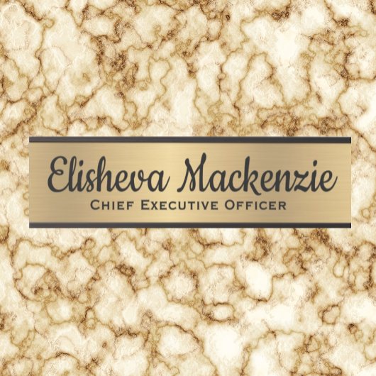 Faux Gold Kantoor Deursignes Naam Bord Deurbordje