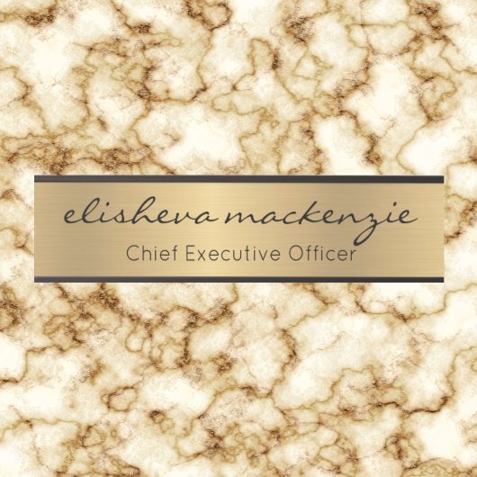 Faux Gold Kantoor Deursignes Naam Bord Deurbordje