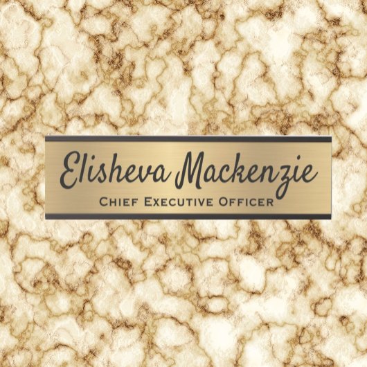 Faux Gold Kantoor Deursignes Naam Bord Deurbordje