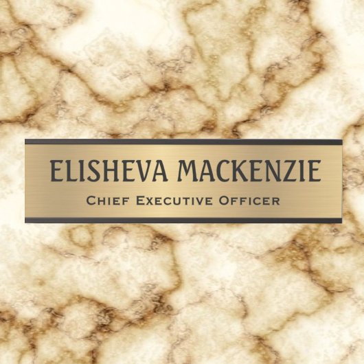 Faux Gold Kantoor Deursignes Naam Bord Deurbordje