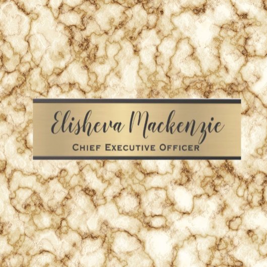 Faux Gold Kantoor Deursignes Naam Bord Deurbordje