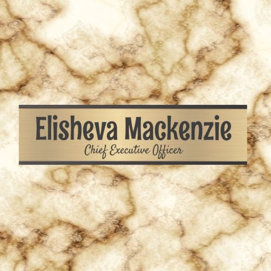 Faux Gold Kantoor Deursignes Naam Bord Deurbordje