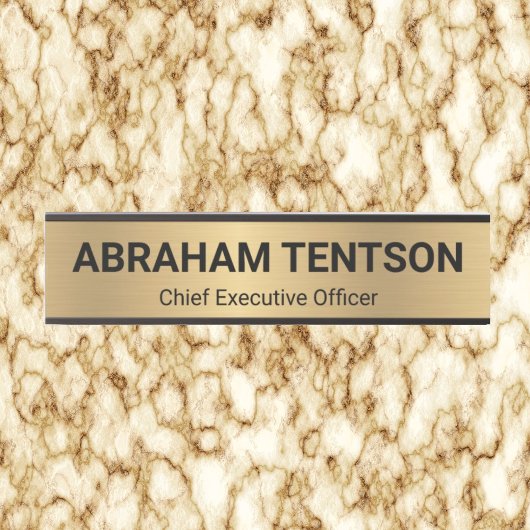 Faux Gold Kantoor Deursignes Naam Bord Deurbordje