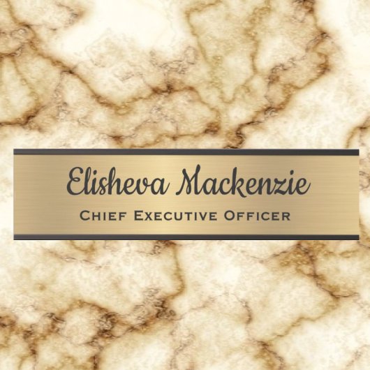 Faux Gold Kantoor Deursignes Naam Bord Deurbordje