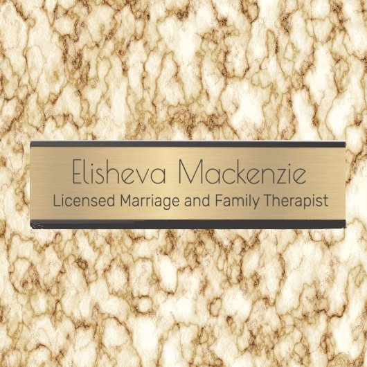 Faux Gold Kantoor Deursignes Naam Bord Deurbordje