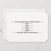 Faux Gold Kijk uit naar het Jubileum van 1 bruilof Kaart (Achterkant)