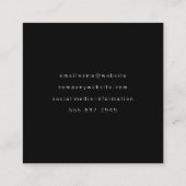 Faux Gold Label met Chic Metallic Dot Pattern (Achterkant)