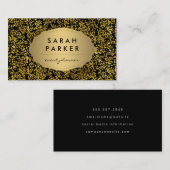 Faux Gold Label Scatered Dot Pattern (Voorkant / Achterkant)