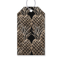 Faux Gold Leaf Ananas Collage