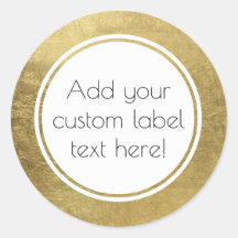 Faux Gold Leaf Custom Craft Favor Bruiloft