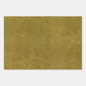 Faux Gold Leather Texture Inpakpapier Vel (Voorkant 2)