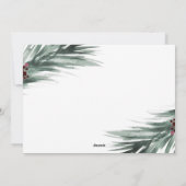 Faux Gold Lijst Prettige feestdagen Feestdagenkaart (Achterkant)