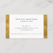 Faux Gold Lijst Visitekaartje (Achterkant)