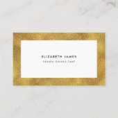 Faux Gold Lijst Visitekaartje (Voorkant)