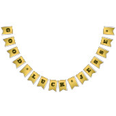 Faux Gold Luxe Bedrijf Aangepaste Naam & Bericht Vlaggetjes (Alle)