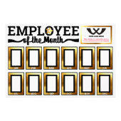 Faux Gold medewerker van het maandfoto-display Foto Afdruk (Voorkant)