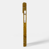 Faux Gold Metal Pattern-ontwerp Case-Mate iPhone Case (Achterkant / Links)