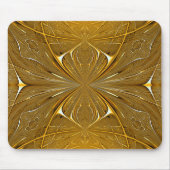 Faux Gold Metal Pattern-ontwerp Muismat (Voorkant)