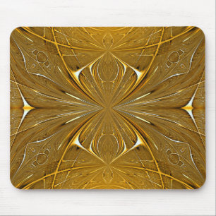 Faux Gold Metal Pattern-ontwerp Muismat