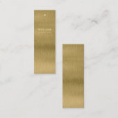 Faux Gold Metal Texture Gift Labels (Voorkant / Achterkant)