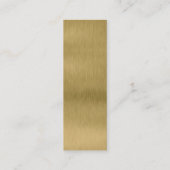Faux Gold Metal Texture Gift Labels (Achterkant)