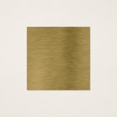 Faux Gold Metal Texture Jewelry Display Kaart (Achterkant)