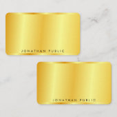 Faux Gold Metallic look - Aangepaste Sjabloon (Voorkant / Achterkant)