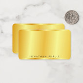 Faux Gold Metallic look - Aangepaste Sjabloon (Voorkant / Achterkant in situ)