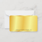 Faux Gold Metallic look - Aangepaste Sjabloon (Achterkant)